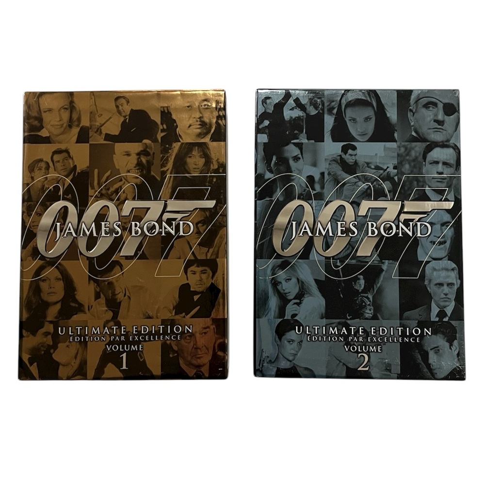 007 JAMES BOND Ultimate Edition DVD Collection Volume 1 And 2 10 Disc set